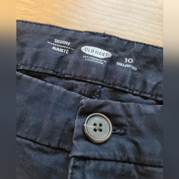 Old Navy Blue Skinny Ankle Pants - Size 10 Long - Picture 4 of 5